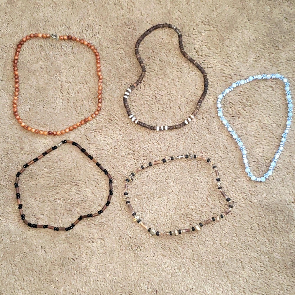 Beaded necklaces